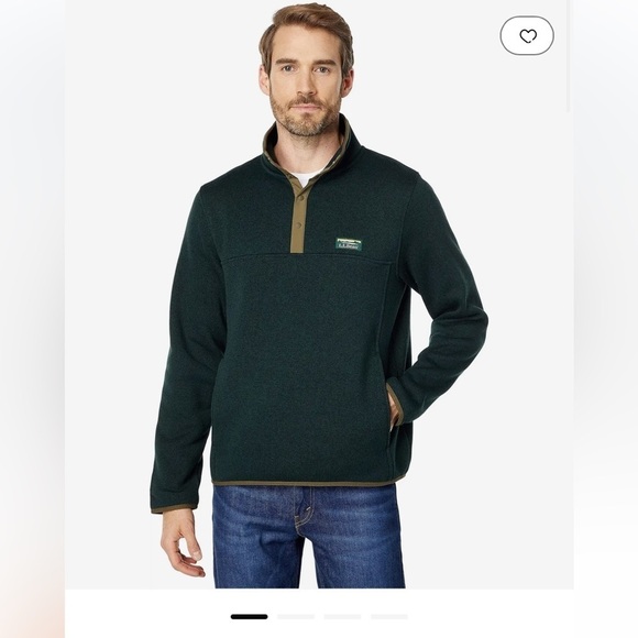 NWT L.L. Bean Sweater Fleece Pullover - Picture 4 of 5